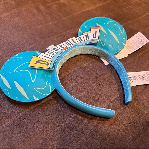 Disneyland Parks Marquee Sign Mickey Minnie Mouse Ear Headband Making Magic NWT - Picture 3 of 5